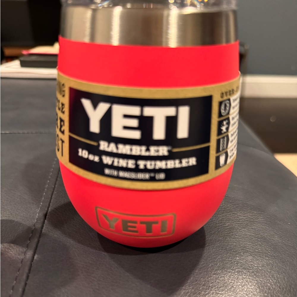 Yeti 10oz wine tumbler Bimini pink